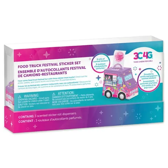 სტიკერების ნაკრები Make It Real 12054MR 3C4G, Food Truck Festival Sticker Set , 4 image - Primestore.ge