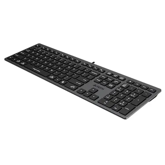 კლავიატურა A4tech Fstyler FX50 Low Profile Scissor Switch Keyboard EN/RU Grey , 3 image - Primestore.ge