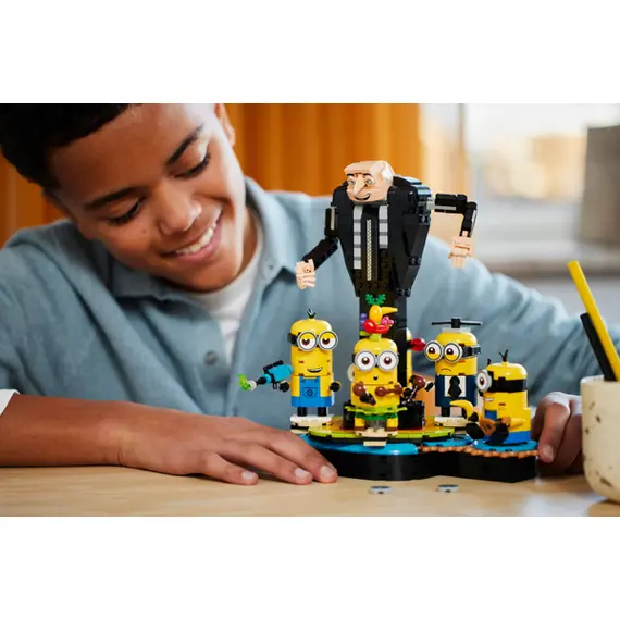 ლეგო Constructor Brick-Built Gru and Minions , 8 image - Primestore.ge