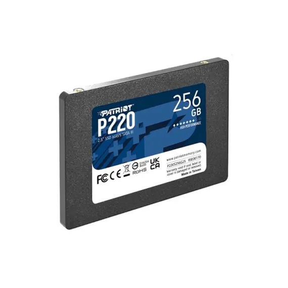მყარი დისკი Patriot P220 256GB SSD SATA 3 2.5"- P220S256G25 , 2 image - Primestore.ge