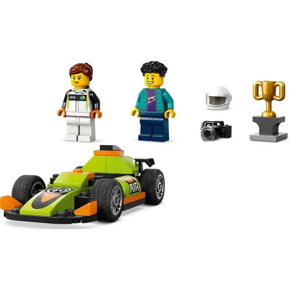 ლეგო LEGO Constructor CITY GREEN RACE CAR , 3 image - Primestore.ge