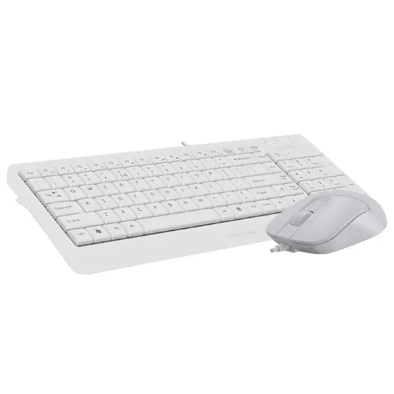 კლავიატურა და მაუსი A4Tech Fstyler F1512 2-Section Desktop Set White , 4 image - Primestore.ge