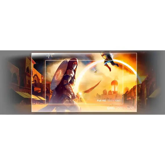 Monitor AOC CQ32G4VE, 31.5", Curved Monitor, QHD, VA, HDMI, DP, Black, 2 image