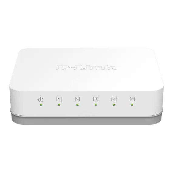 სვიჩი D-Link DGS-1005A/G1A, 5-Port Gigabit, Switch, White , 4 image - Primestore.ge