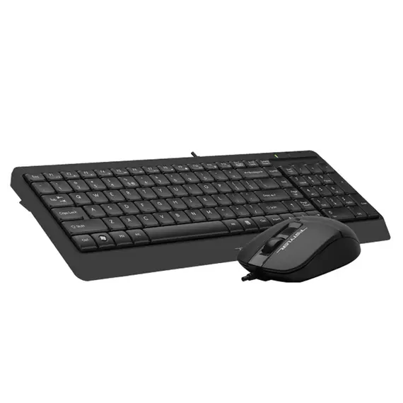 კლავიატურა და მაუსი A4Tech Fstyler F1512 2-Section Desktop Set Black , 2 image - Primestore.ge