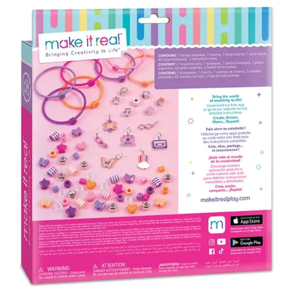 სამაჯური Make It Real 1329MR, DIY Fashion Beaded Bangle Bracelets , 5 image - Primestore.ge