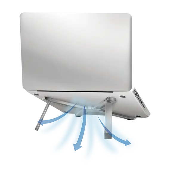 ნოუთბუქის სადგამი Logilink AA0166 Foldable laptop/tablet stand 10"-16" aluminum , 6 image - Primestore.ge