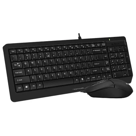 კლავიატურა და მაუსი A4Tech Fstyler F1512 2-Section Desktop Set Black , 3 image - Primestore.ge