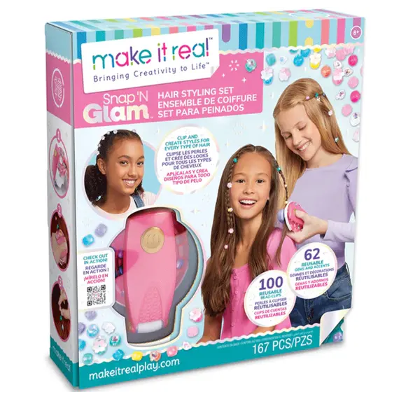 თმის ნაკრები Make It Real Snap n' Glam Hair Styling Set  - Primestore.ge