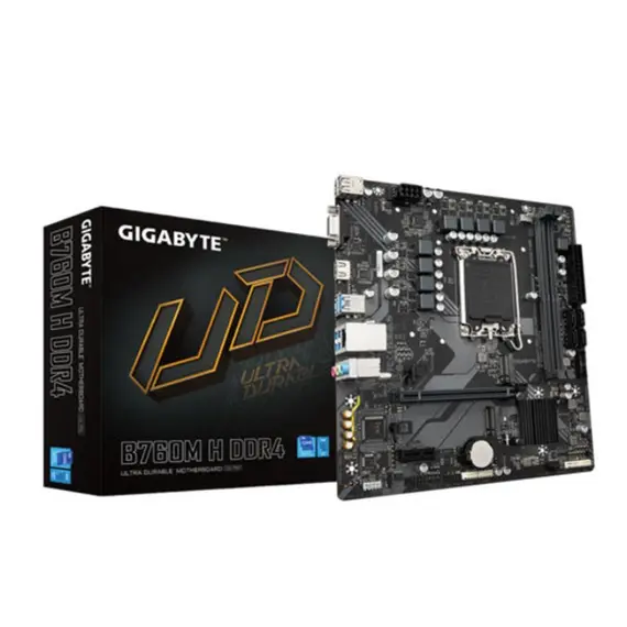 დედა დაფა Gigabyte B760M H DDR4 2DDR4 LGA1700  - Primestore.ge