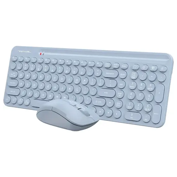 კლავიატურა და მაუსი A4Tech Fstyler FG3300 Air2 QuietKey 2-Zone Combo Desktop Blue , 2 image - Primestore.ge