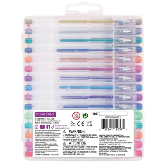 კალმების ნაკრები Make It Real 12057MR 3C4G, Scented Gel Pens , 2 image - Primestore.ge