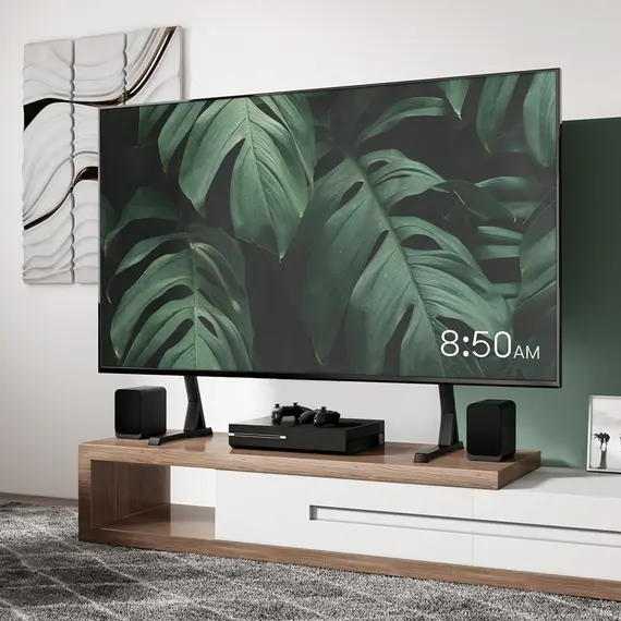 ტელევიზორის სადგამი Logilink BP0200 TV monitor mount 45-90" adjustable height 60kg max. Black , 5 image - Primestore.ge