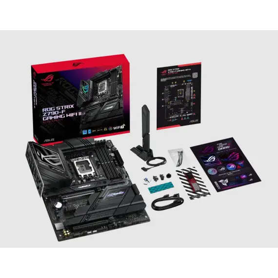 დედა დაფა ASUS ROG STRIX Z790-F GAMING WIFI II s1700 Z790 4xDDR5 M.2 HDMI USB Type-C Wi-Fi BT ATX , 2 image - Primestore.ge