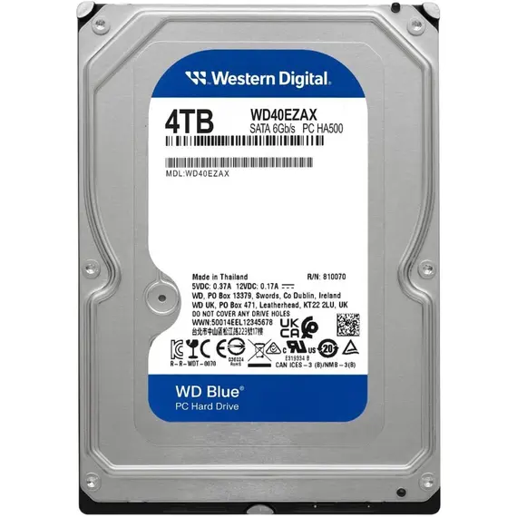 Hard drive HDD Western Digital 4TB WD40EZAX, 2 image