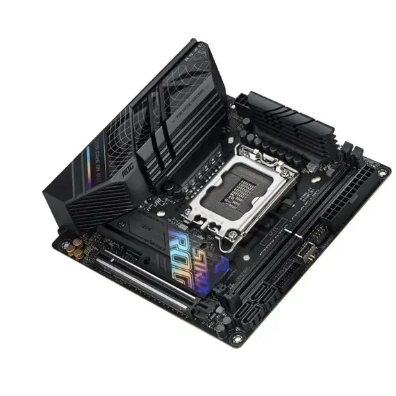 დედა დაფა ASUS ROG STRIX B760-I GAMING WIFI s1700 B760 2xDDR5 M.2 HDMI DP Wi-Fi BT mITX , 4 image - Primestore.ge