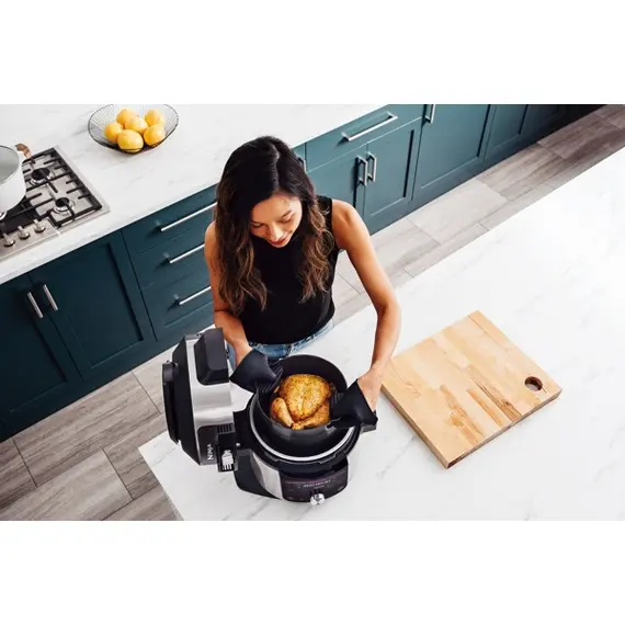 მულტსახარში Ninja OL750EU, 1500W, 7.5L, Multifunction Cooker, Silver/Black , 5 image - Primestore.ge