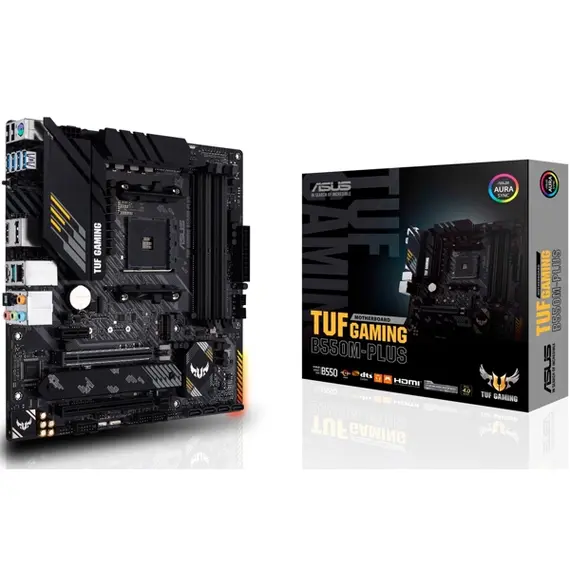 Motherboard ASUS TUF GAMING B550M-PLUS sAM4 B550 4xDDR4 M.2 HDMI DP mATX