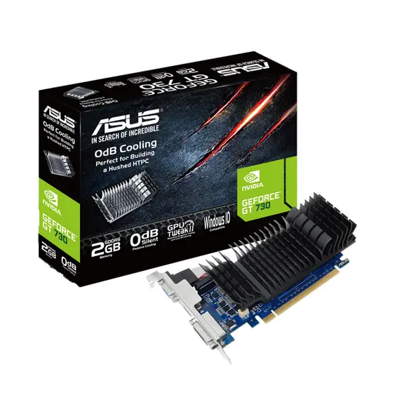 ვიდეო ბარათი Asus 90YV06N2-M0NA00, 2GB, GeForce GT730 GDDR5  - Primestore.ge
