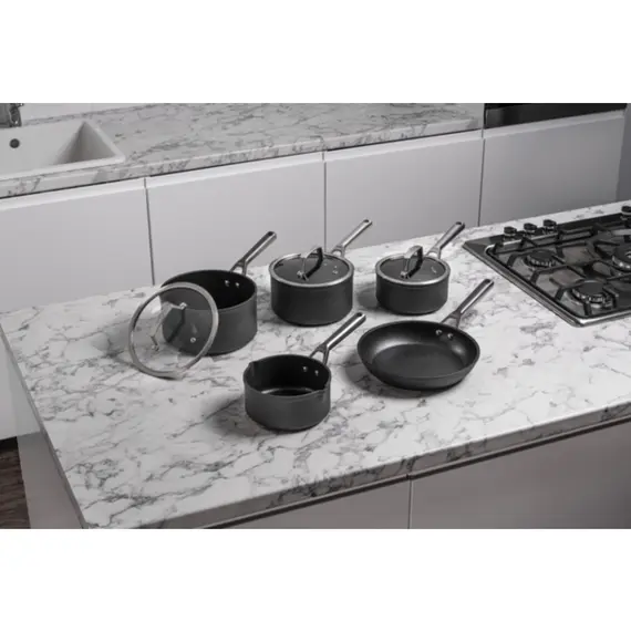 ქვაბის და ტაფის ნაკრები Ninja C35000EU, Cookware 5pcs Set, Gray , 2 image - Primestore.ge