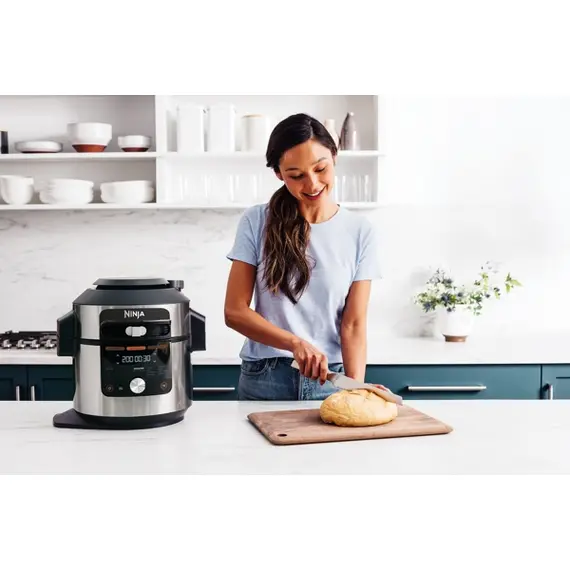მულტსახარში Ninja OL750EU, 1500W, 7.5L, Multifunction Cooker, Silver/Black , 3 image - Primestore.ge