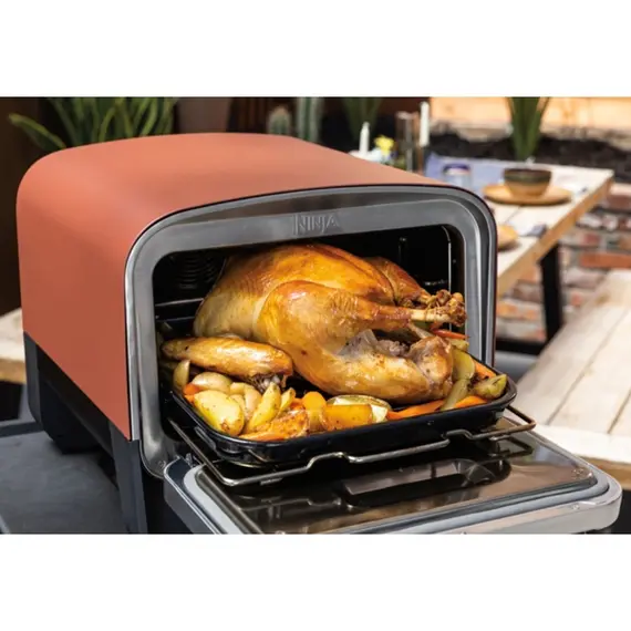 ელექტრო ღუმელი Ninja OO101EU, 2400W, Electric Oven, Red/Silver , 3 image - Primestore.ge