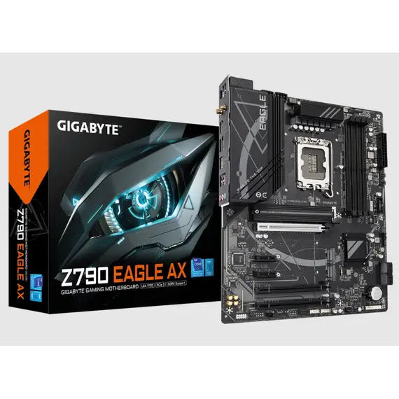 დედა დაფა GIGABYTE Z790 EAGLE AX s1700 Z790 4xDDR5 M.2 HDMI DP Wi-Fi ATX  - Primestore.ge