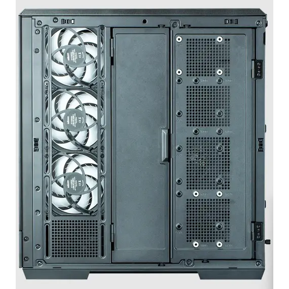 კომპიუტერის ქეისი Zalman PC case P50 DS without PSU, 2xUSB3.0, 1xUSBType-C, 4x120mm ARGB, VGA 435mm, LCS ready, TG Side Panel, ATX, black - Primestore.ge