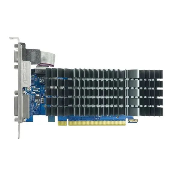 ვიდეო ბარათი ASUS 90YV0ALA-M0NA00 silent EVO, GeForce GT710, 2GB, 64bit, HDMI, VGA, DVI-D, Black , 2 image - Primestore.ge