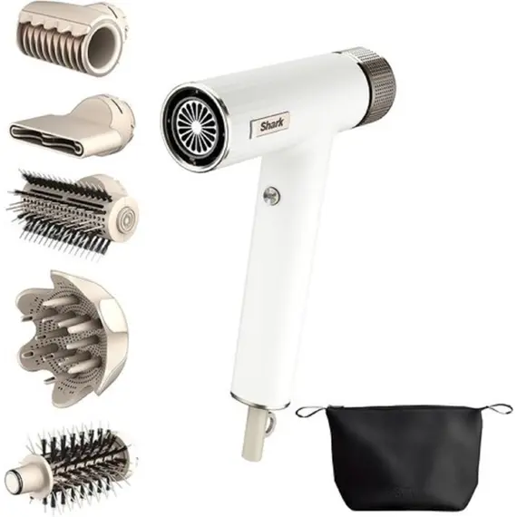 თმის საშრობი Shark HD352EU, 1700W, Hair Dryer, White  - Primestore.ge