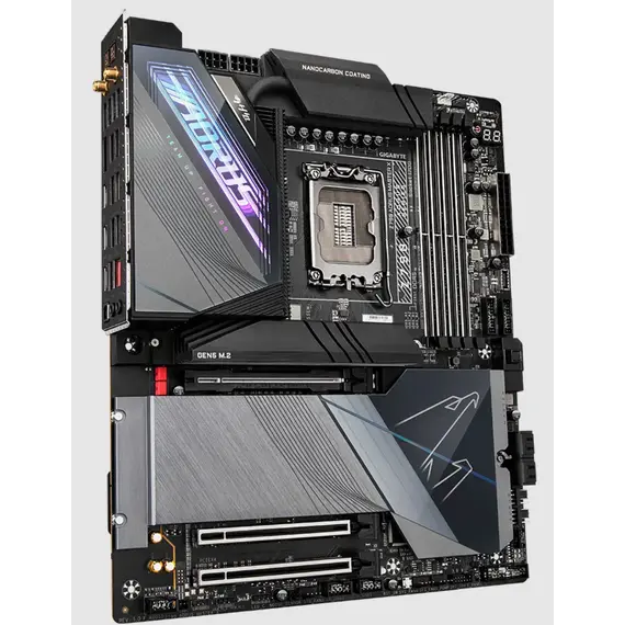 დედა დაფა GIGABYTE Z790 AORUS MASTER X s1700 Z790 4xDDR5 M.2 HDMI DP Wi-Fi BT ATX , 3 image - Primestore.ge