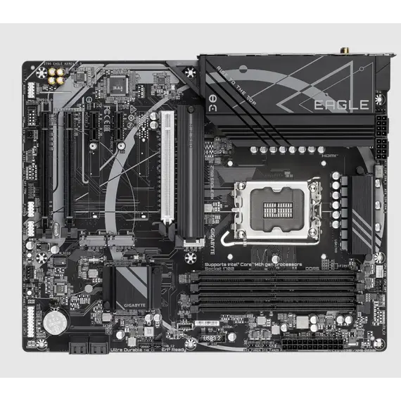 დედა დაფა GIGABYTE Z790 EAGLE AX s1700 Z790 4xDDR5 M.2 HDMI DP Wi-Fi ATX , 3 image - Primestore.ge