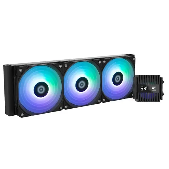 თხევადი გაგრილება Zalman ALPHA2A36BLACK, 120mm, 3000RPM, Liquid Cooling, Black , 2 image - Primestore.ge