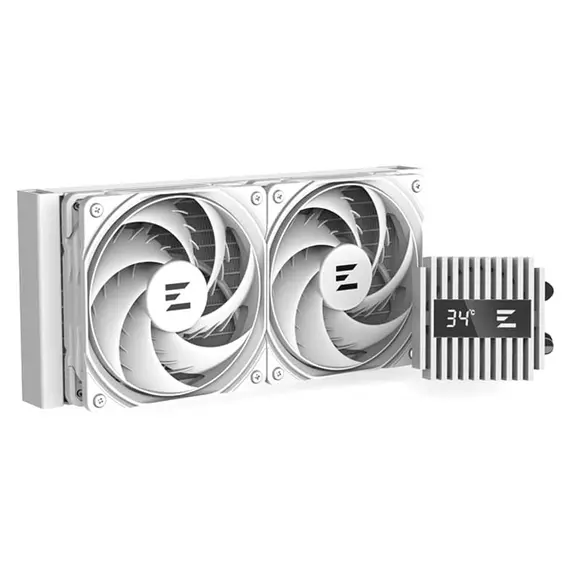 თხევადი გაგრილება Zalman ALPHA2A24WHITE LCS Alpha 2 A24 ARGB, 120MM, 3000RPM, Liquid Cooling, White , 3 image - Primestore.ge