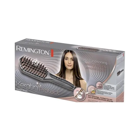 თმის საშრობი Remington CB7480 E51 Keratin Pro. Straight Brush , 2 image - Primestore.ge