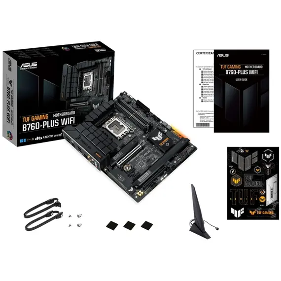 დედა დაფა Asus TUF 90MB1ER0-M1EAY0 B760-PLUS, LGA 1700, DDR5 DIMM, 192GB , 8 image - Primestore.ge