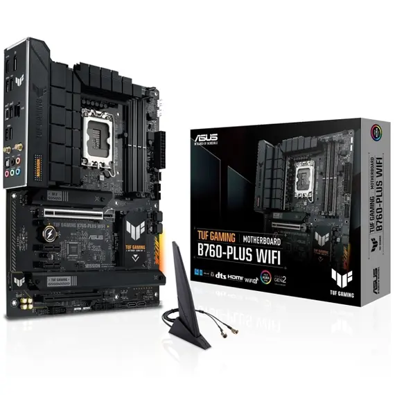 დედა დაფა Asus TUF 90MB1ER0-M1EAY0 B760-PLUS, LGA 1700, DDR5 DIMM, 192GB  - Primestore.ge