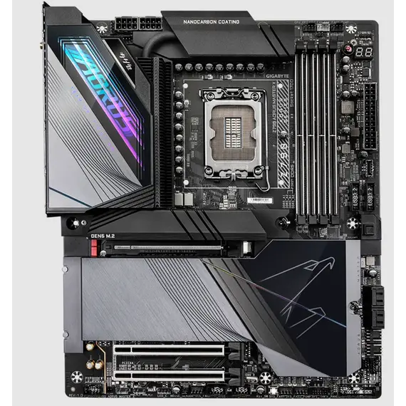 დედა დაფა GIGABYTE Z790 AORUS MASTER X s1700 Z790 4xDDR5 M.2 HDMI DP Wi-Fi BT ATX , 2 image - Primestore.ge