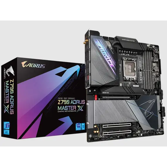 დედა დაფა GIGABYTE Z790 AORUS MASTER X s1700 Z790 4xDDR5 M.2 HDMI DP Wi-Fi BT ATX  - Primestore.ge