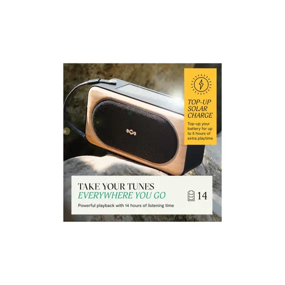 დინამიკი House Of Marley EM-JA023 Roots Solar Signature Black , 2 image - Primestore.ge