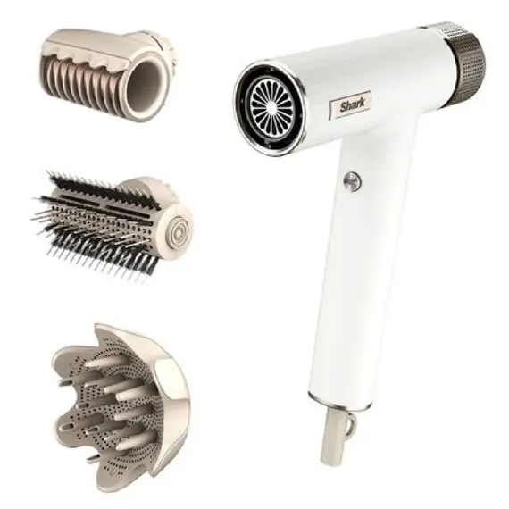 თმის საშრობი Shark HD334EU, 1700W, Hair Dryer, White  - Primestore.ge