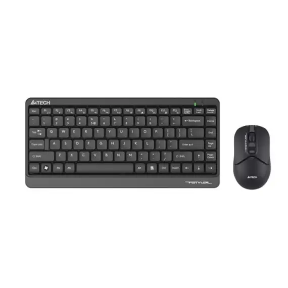 კლავიატურა და მაუსი A4Tech Fstyler FG1112 2.4G Compact Desktop Set EN/RU layout Black  - Primestore.ge