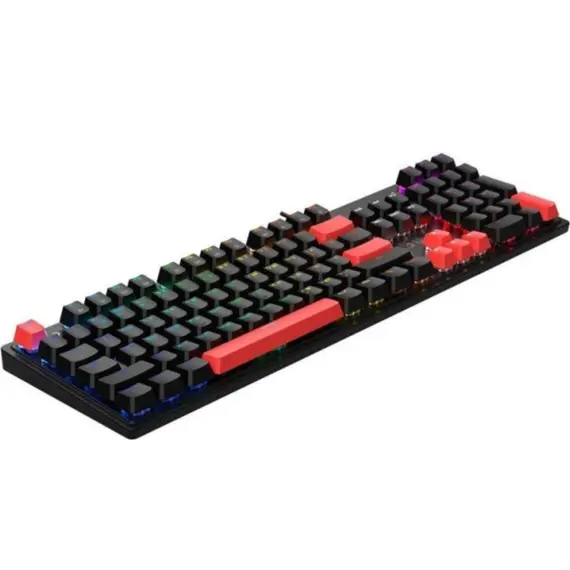 კლავიატურა A4tech Bloody S510R RGB Mechanical Gaming Keyboard Blue Switch US Layout Fire Black , 4 image - Primestore.ge