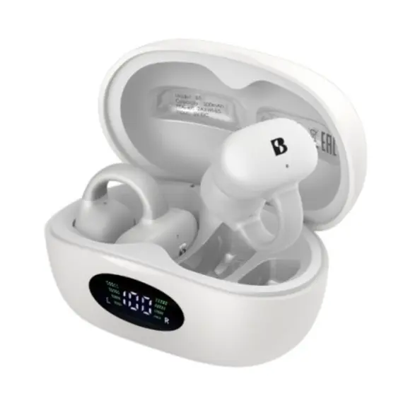 ყურსასმენი Biosong B5 Open-Design Bluetooth Earclip White , 2 image - Primestore.ge