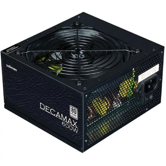 კვების ბლოკი Zalman ZM600-LX3 TeraMax, 600W, 80 Plus, Power Supply, Black  - Primestore.ge