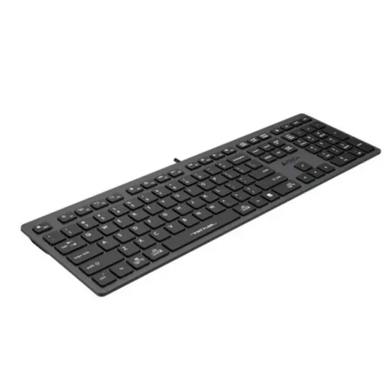 კლავიატურა A4Tech Fstyler FX50 Scissor Switch Keyboard EN/RU layout Grey , 3 image - Primestore.ge
