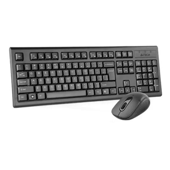 კლავიატურა და მაუსი A4Tech 7100N Wireless Desktop EN/RU layout Black , 3 image - Primestore.ge