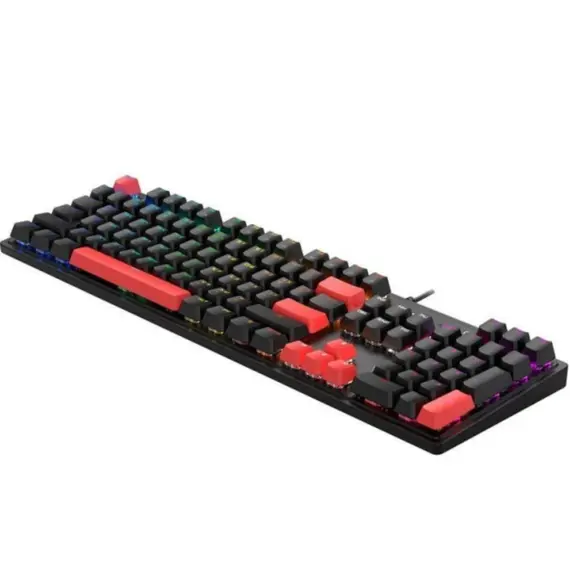 კლავიატურა A4tech Bloody S510R RGB Mechanical Gaming Keyboard US Layout Fire Black (Red Switch) , 4 image - Primestore.ge
