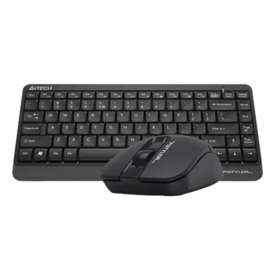 კლავიატურა და მაუსი A4Tech Fstyler FG1112 2.4G Compact Desktop Set EN/RU layout Black , 2 image - Primestore.ge