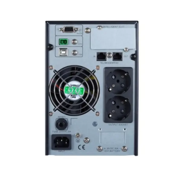 უწყვეტი კვების წყარო EAST EA901PS 1KVA/900W with integrated 2x9Ah battery Online UPS Tower , 3 image - Primestore.ge